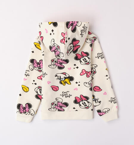 Felpa con cappuccio bambina Minnie da 3 a 8 anni iDO MILK-0111