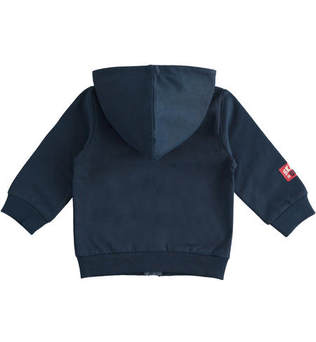 Hooded sweatshirt for boys from 9 months to 8 years iDO NAVY-3885