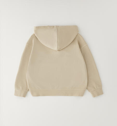 Felpa con cappuccio bambino BEIGE-0471