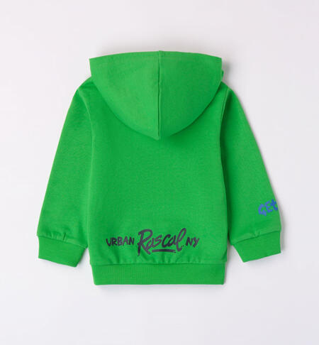 iDO hoodie for boys from 9 months to 8 years VERDE-5135