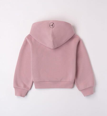 iDO hoodie for girls from 8 to 16 years LT. MAUVE-3014