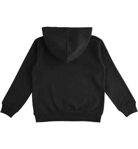 Boy hooded sweatshirt  from 8 to 16 years by iDO NERO-0658