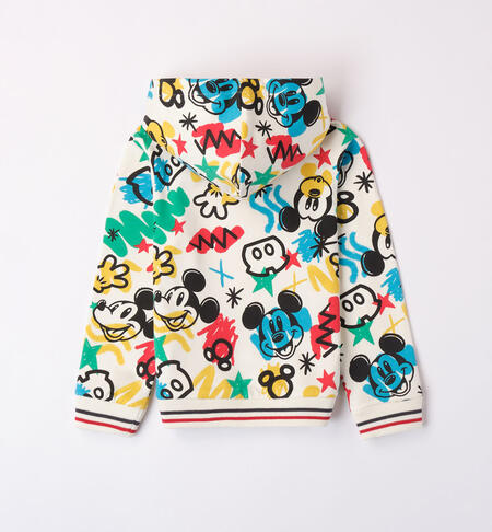 iDO Disney Mickey Mouse hoodie for boys from 3 to 8 years BIANCO-MULTICOLOR-6ADC