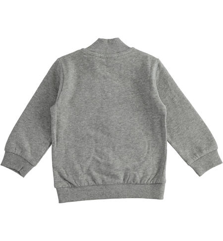 Felpa con zip bambino - da 9 mesi a 8 anni iDO GRIGIO MELANGE-8970