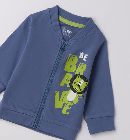 Felpa con zip neonato AVION-3643