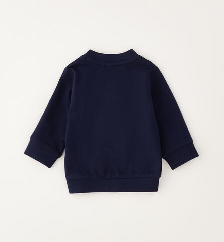 Felpa con zip neonato NAVY-3885