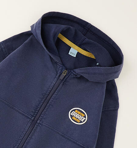 Zip-up hoodie for children NAVY-3854