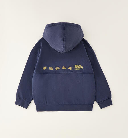 Zip-up hoodie for children NAVY-3854