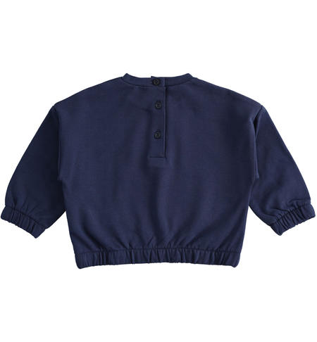 Short girl¿s sweatshirt from 9 months to 8 years iDO NAVY-3854