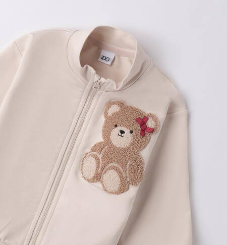 Felpa da bambina iDO CRYSTAL GRAY-2911