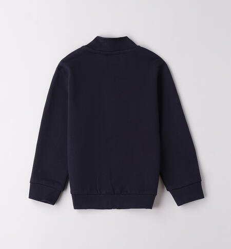 Felpa da bambino 100% cotone  NAVY-3885
