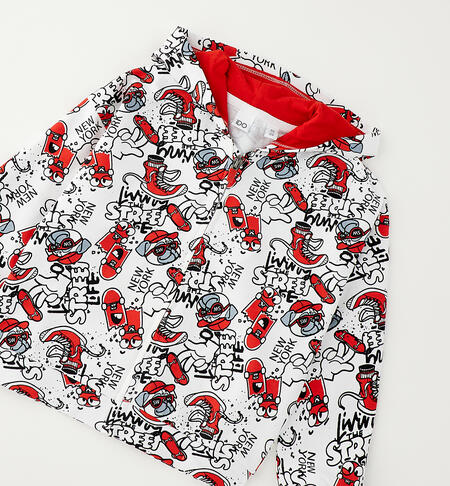 Felpa da bambino iDO BIANCO-ROSSO-6BVL