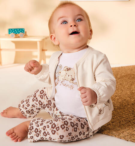 iDOMIni baby girl sweatshirt CREAM
