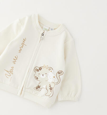 Felpa da neonata iDOMIni LATTE-0115