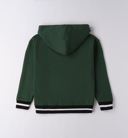 Felpa da ragazzo GREEN-4743