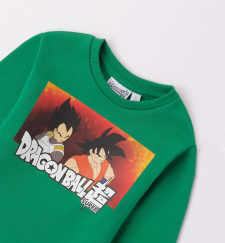 iDO green Dragon Ball sweatshirt for boys aged 3 to 12 years VERDE-5156