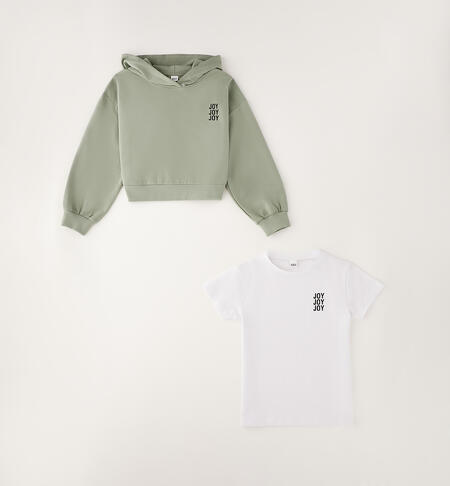 iDO girls' sweatshirt and jumper GREEN