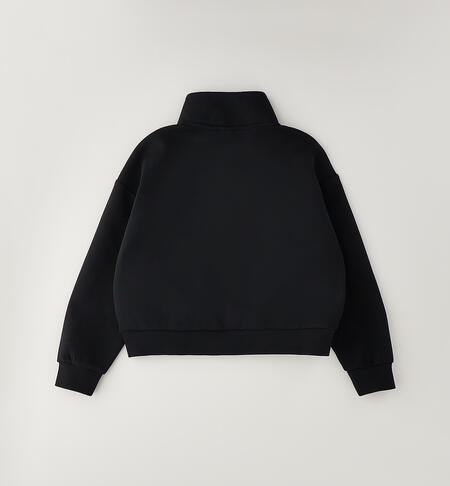 Felpa full-zip ragazzo NERO-0658