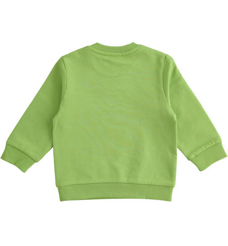 Crewneck sweatshirt for girls from 9 months to 8 years iDO VERDE-4932