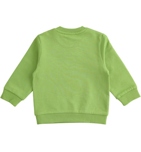 Felpa girocollo bambino - da 9 mesi a 8 anni iDO VERDE-4932