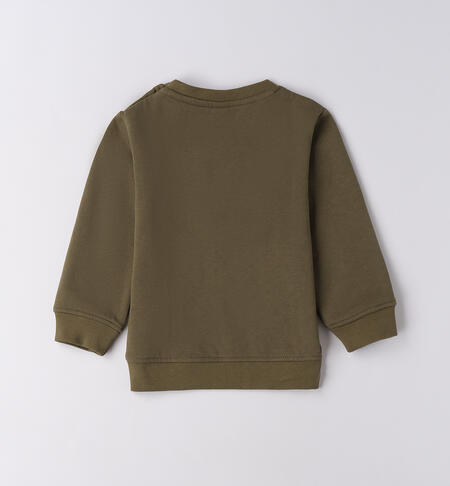 Boys¿ crew neck sweatshirt VERDE SALVIA-4951