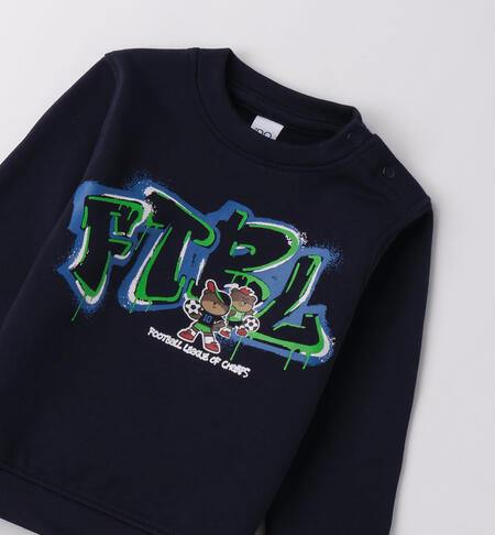 Felpa girocollo per bambino NAVY-3885