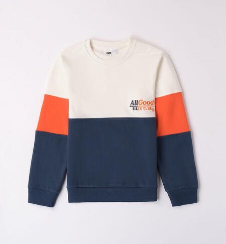 iDO crew neck sweatshirt for boys from 8 to 16 years PANNA-0112