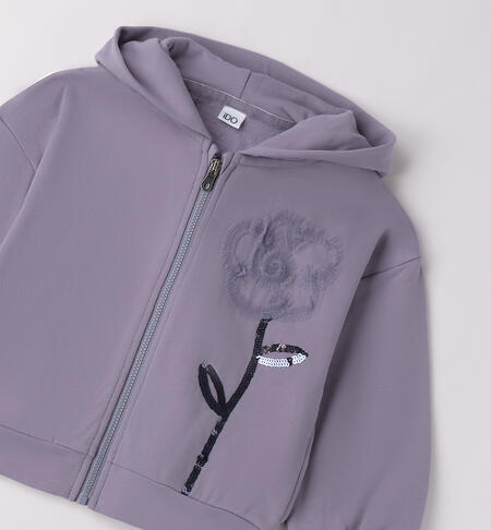 Felpa iDO bambina GRIGIO-3518