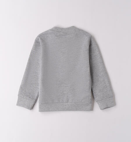 Felpa iDO bambina GRIGIO MELANGE-8992