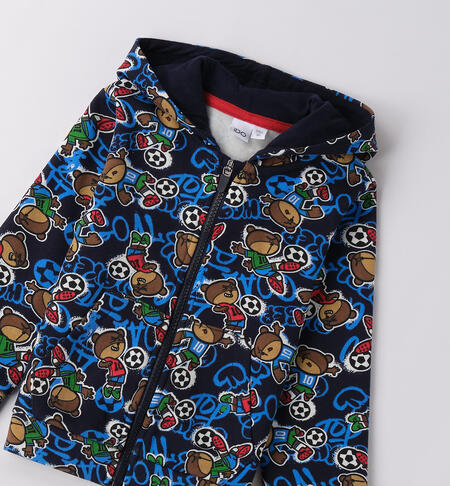 Felpa iDO bambino BLU-MULTICOLOR-6BUM