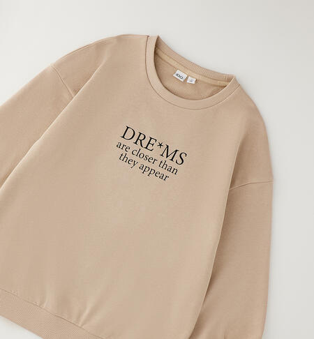iDO girls' sweatshirt BEIGE-0941
