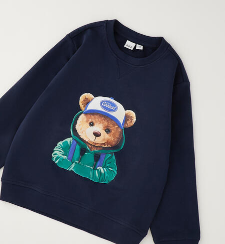 Felpa iDO per bambino NAVY-3885