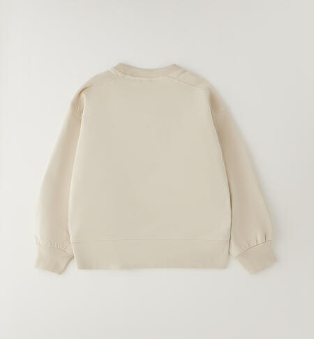 Felpa iDO per ragazza BEIGE-0151