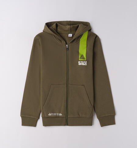 Felpa iDO per ragazzo VERDE SALVIA-4951