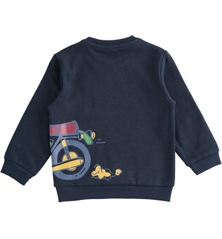 Winter sweatshirt for boys from 9 months to 8 years iDO NAVY-3885
