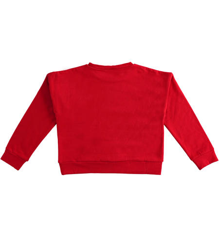 Girl long-sleeved sweatshirt  from 8 to 16 years by iDO ROSSO-2253