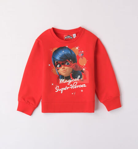 iDO Miraculous sweatshirt for girls from 3 to 12 years ROSSO-2235