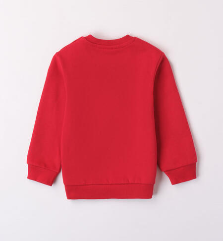 iDO Christmas sweatshirt for boys aged 9 months to 8 years ROSSO-2253