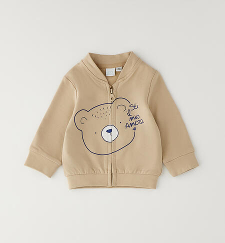 Felpa neonato iDOMini BEIGE-0471