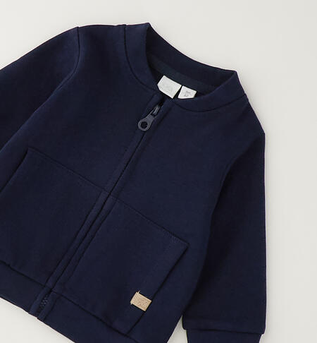 Felpa neonato modello bomber NAVY-3885