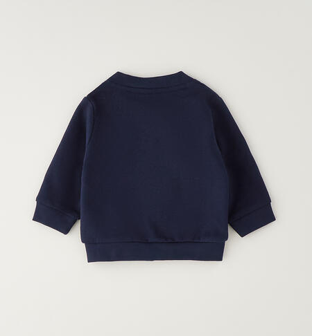 Felpa neonato modello bomber NAVY-3885