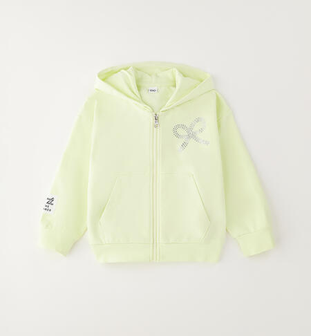 Felpa per bambina iDO GIALLO CHIARO -1413