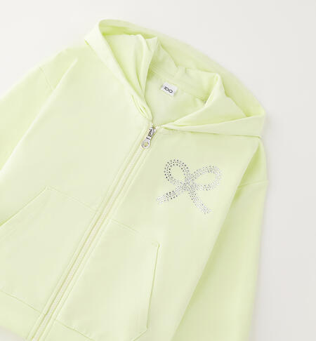 Felpa per bambina iDO GIALLO CHIARO -1413