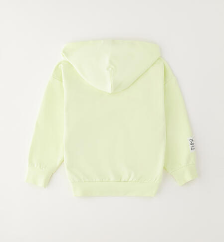 Felpa per bambina iDO GIALLO CHIARO -1413