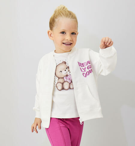 Felpa per bambina iDO PANNA