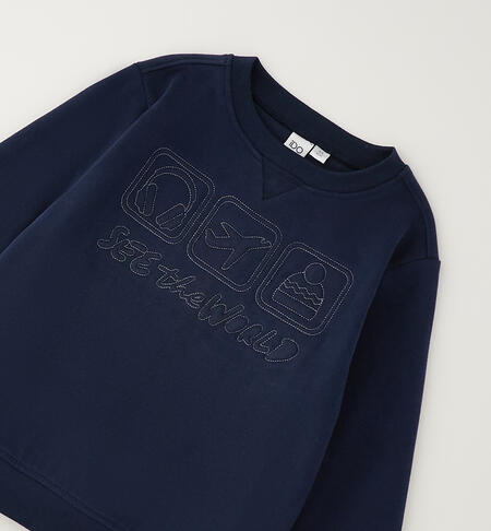 Felpa per bambino iDO NAVY-3885