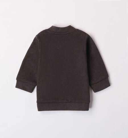 iDO sweatshirt for boys from 1 to 24 months GRIGIO SCURO MELANGE-8963