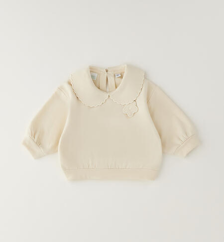 Baby girl sweatshirt BEIGE-0151