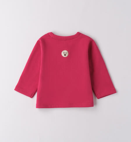 Felpa per neonata MAGENTA-2681