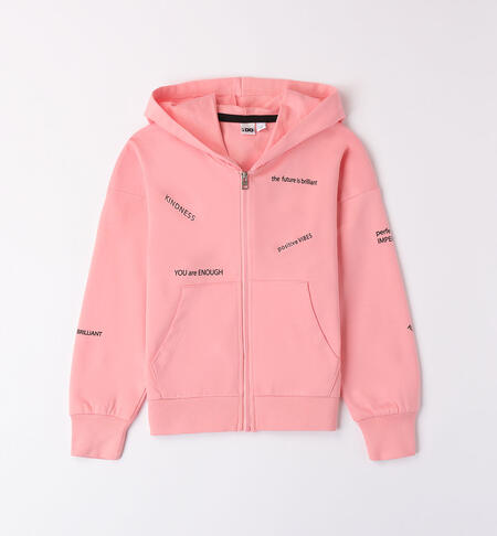 Girl's pink hoodie PINK